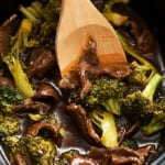 Slow Cooker Broccoli Beef | Creme de la Crumb www.lecremedelacrumb.com