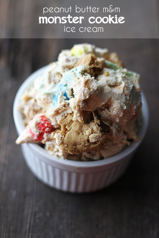 ice cream in small white bowl.
