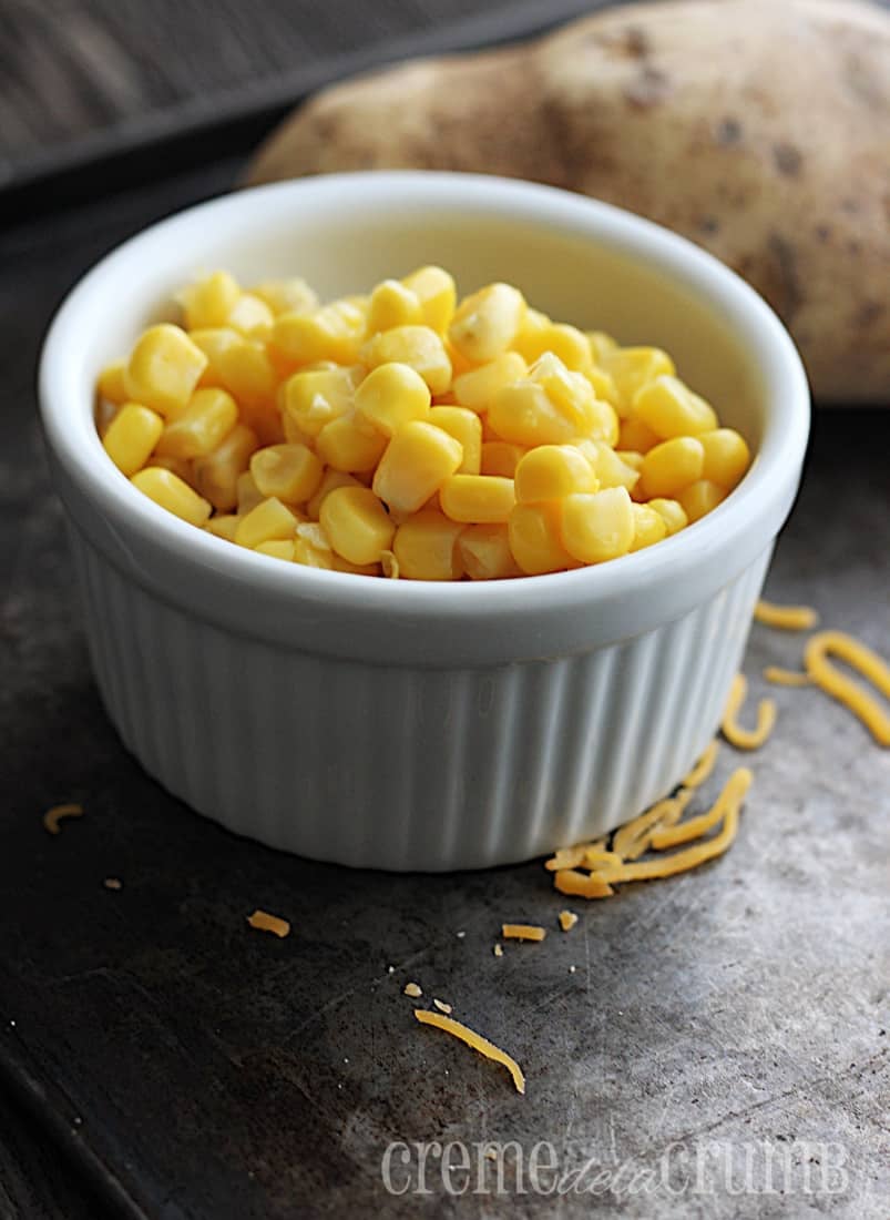 corn in a bowl.