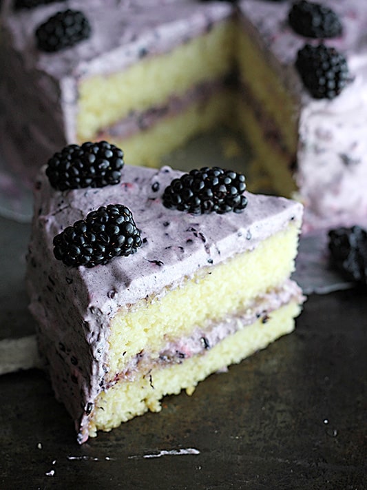 Blackberry Lime Cake