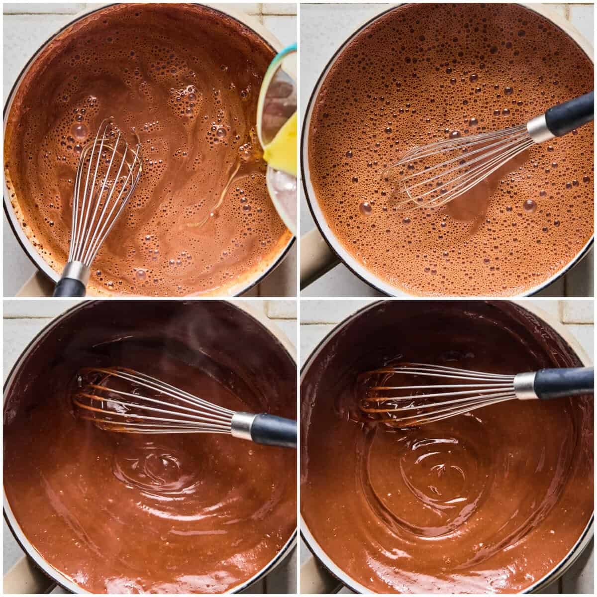 Step 3 part 2 for prepping no bake Oreo ice cream dessert.