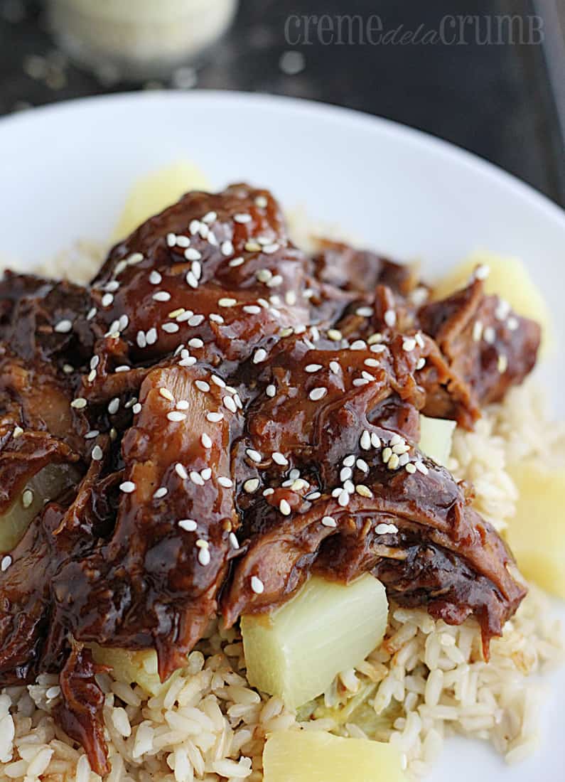 {Slow Cooker} Honey Orange Sesame Chicken