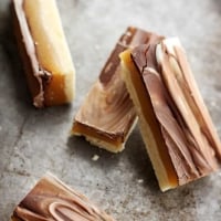Chocolate Caramel Shortbread Bars