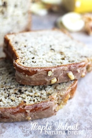 Maple Walnut Banana Bread