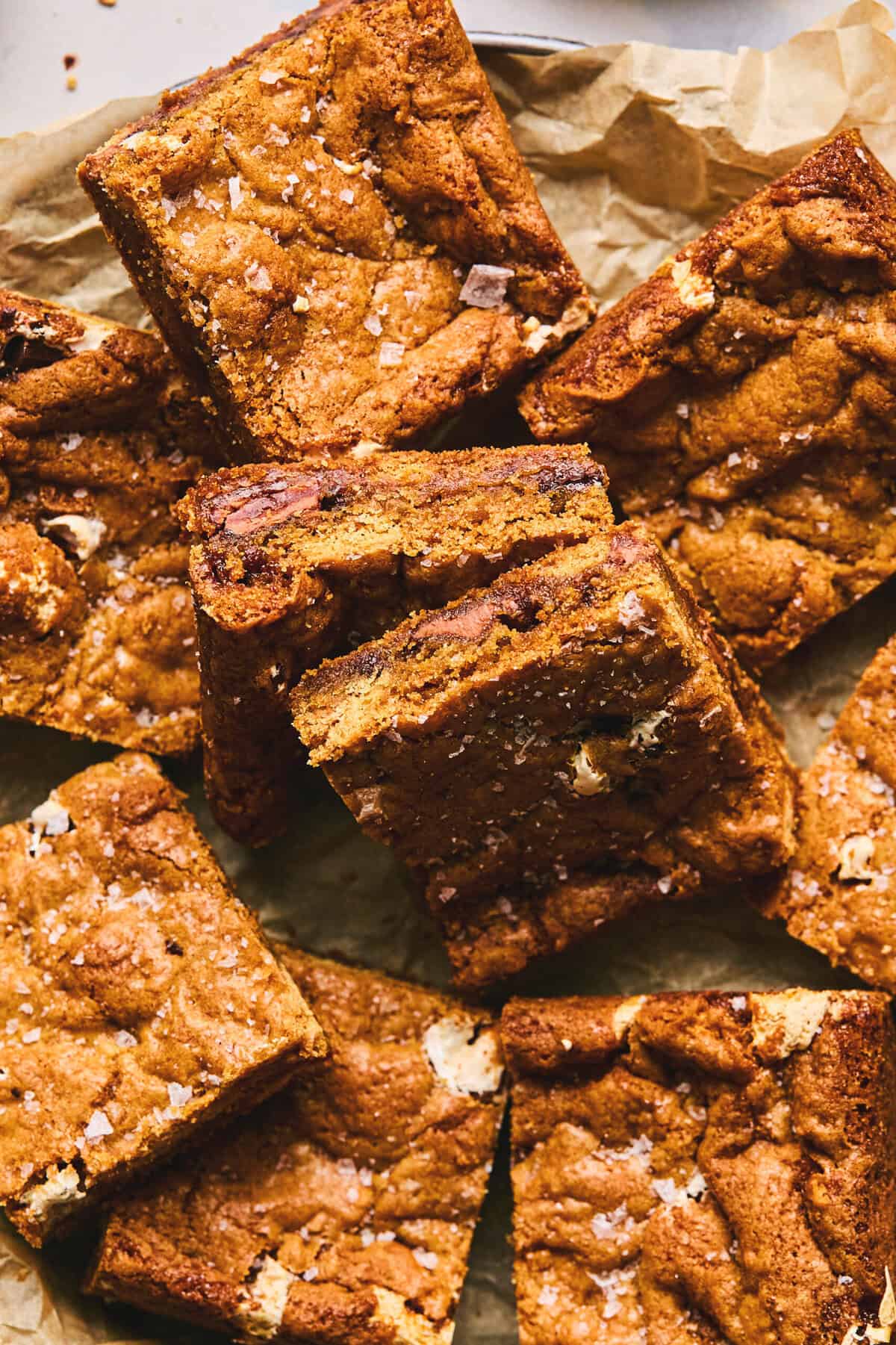 Close up of s'mores bars.