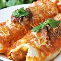 Sweet Pork Enchiladas