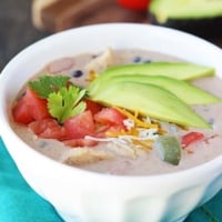 Chicken Fajita Soup - Creme de la Crumb