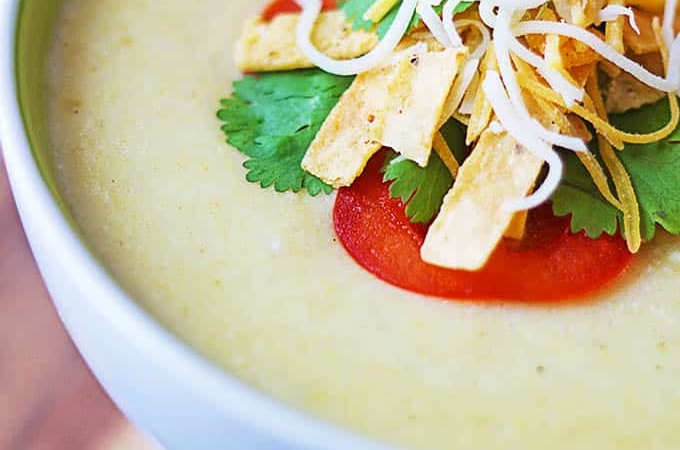 Green Enchilada Soup - Creme de la Crumb