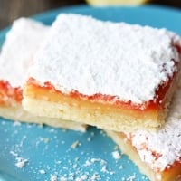 Raspberry Lemon Bars - Creme de la Crumb