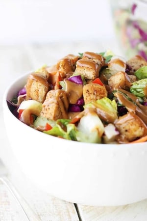 Thai Chicken Chopped Salad - Creme de la Crumb