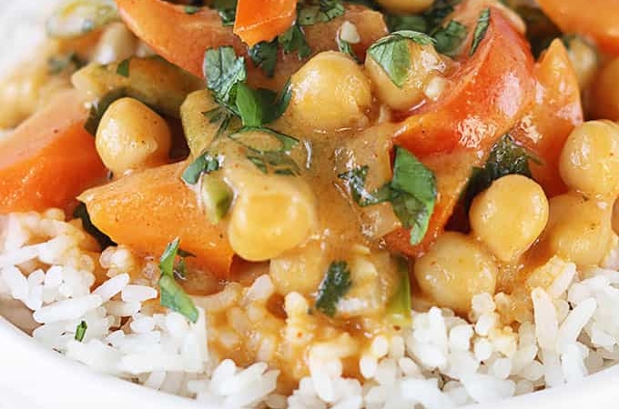 Chickpea Curry {Vegetarian}