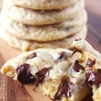 Double Chewy Chocolate Chip Cookies