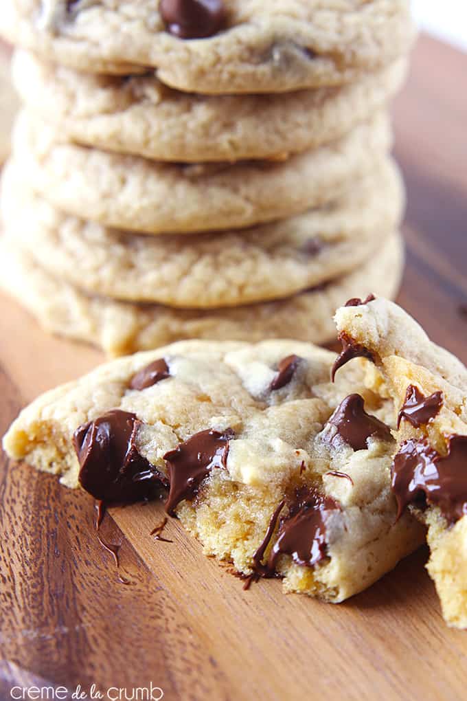 Double Chewy Chocolate Chip Cookies