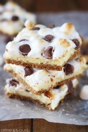 S'mores Cheesecake Bars