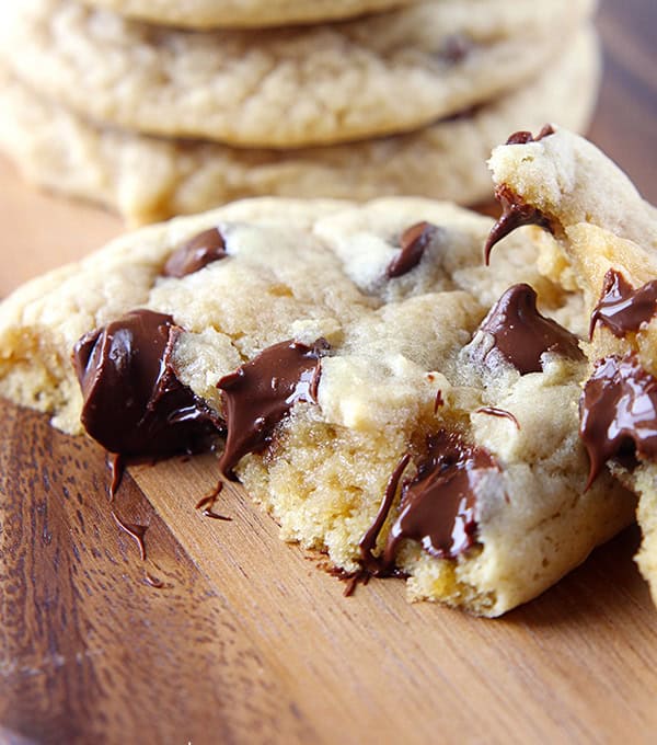 Double Chewy Chocolate Chip Cookies