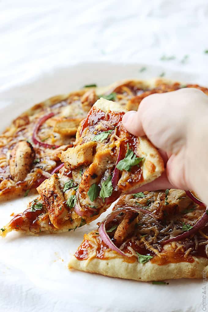 BBQ Chicken Flat Bread Pizza | Flavorful Homemade Pizza Recipes