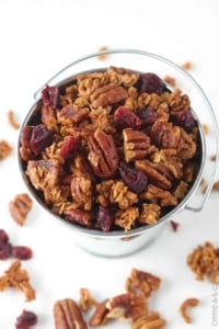 High Fiber Cinnamon Pecan Granola