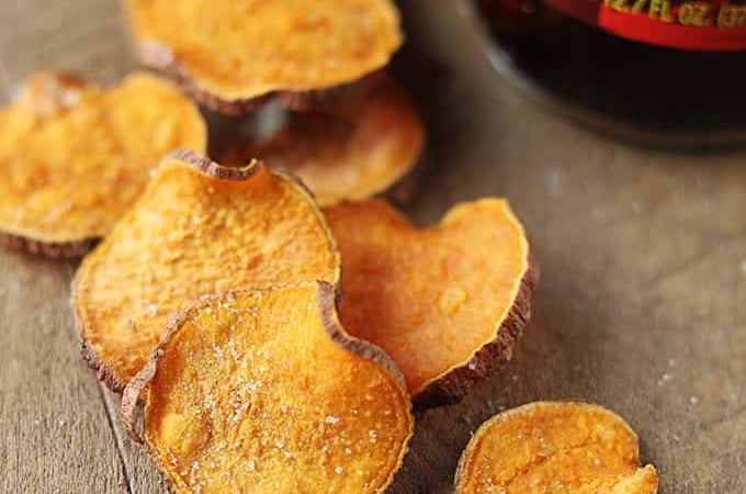 Salt & Vinegar Sweet Potato Chips