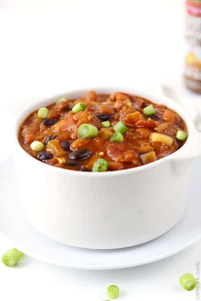 Smokey BBQ Baked Beans Creme De La Crumb