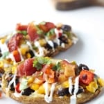 Southwest Loaded Potato Skins