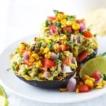 Roasted Corn Fiesta Guacamole