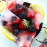 Berry Lemonade Popsicles