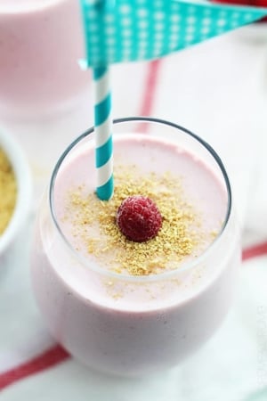 Raspberry Cheesecake Smoothies