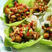 Asian Chicken Lettuce Wraps