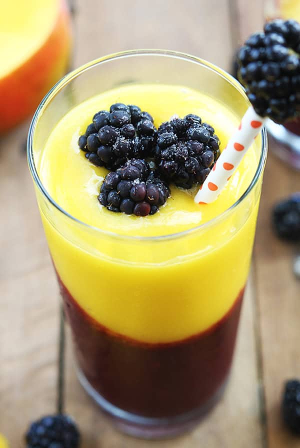 Mango Blackberry Smoothie