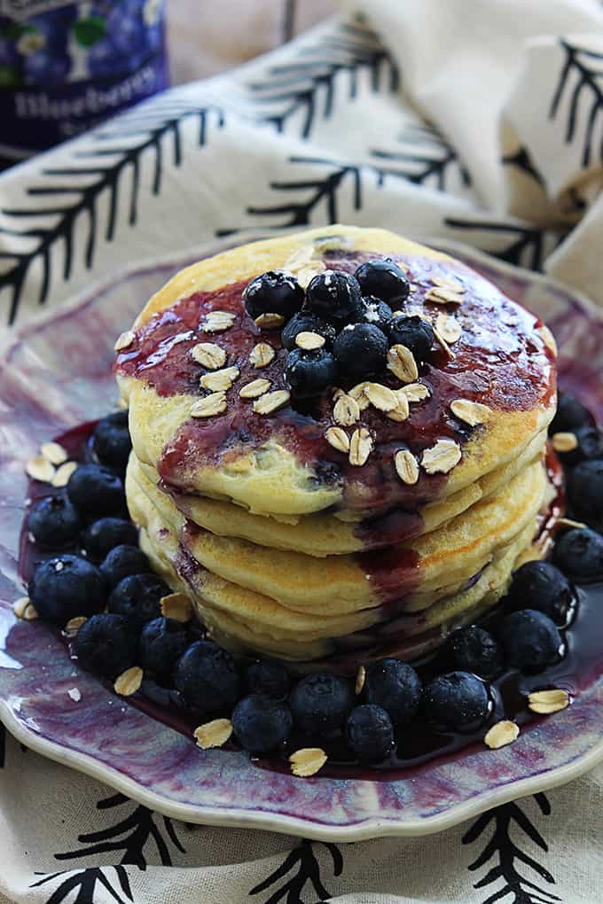Blueberry oatmeal on sale pancakes