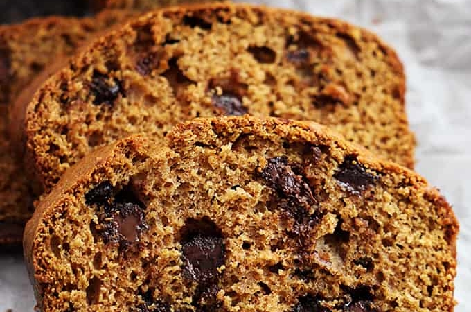 Browned Butter Chocolate Chip Pumpkin Bread