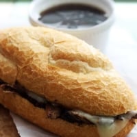 Slow Cooker French Dip Sandwiches