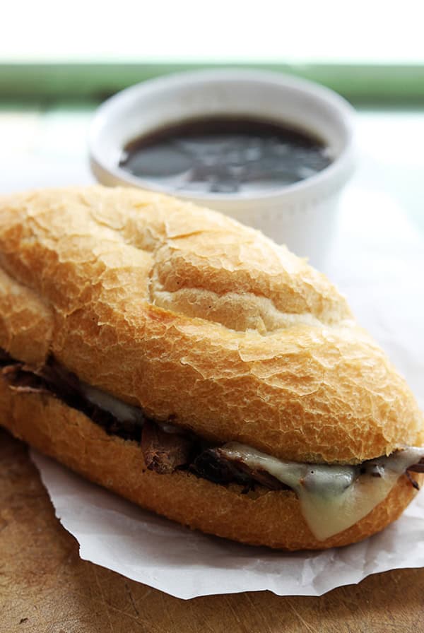 Slow Cooker French Dip Sandwiches
