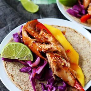 Thai Salmon Tacos