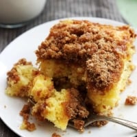 Cake Mix Sour Cream Coffee Cake