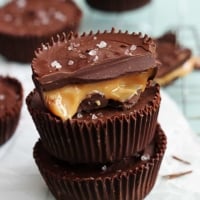 Salted Caramel Cups (4 Ingredients)