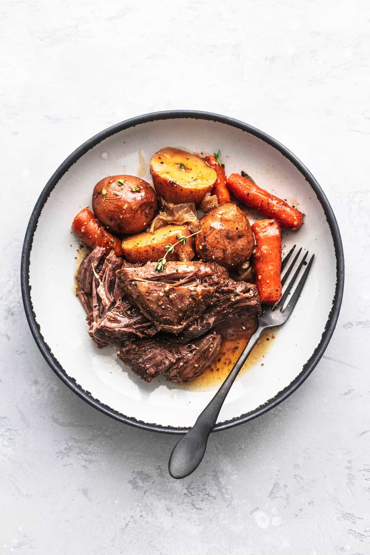 Slow Cooker Beef Roast | Creme De La Crumb