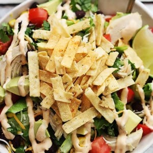 Leftover Turkey Taco Salad