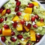 Mango Pomegranate Guacamole