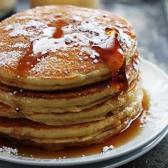 Eggnog Pancakes | Creme De La Crumb