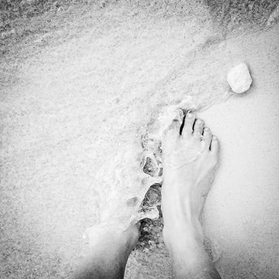 feet in the ocean.