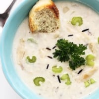 Slow Cooker Chicken & Wild Rice Soup