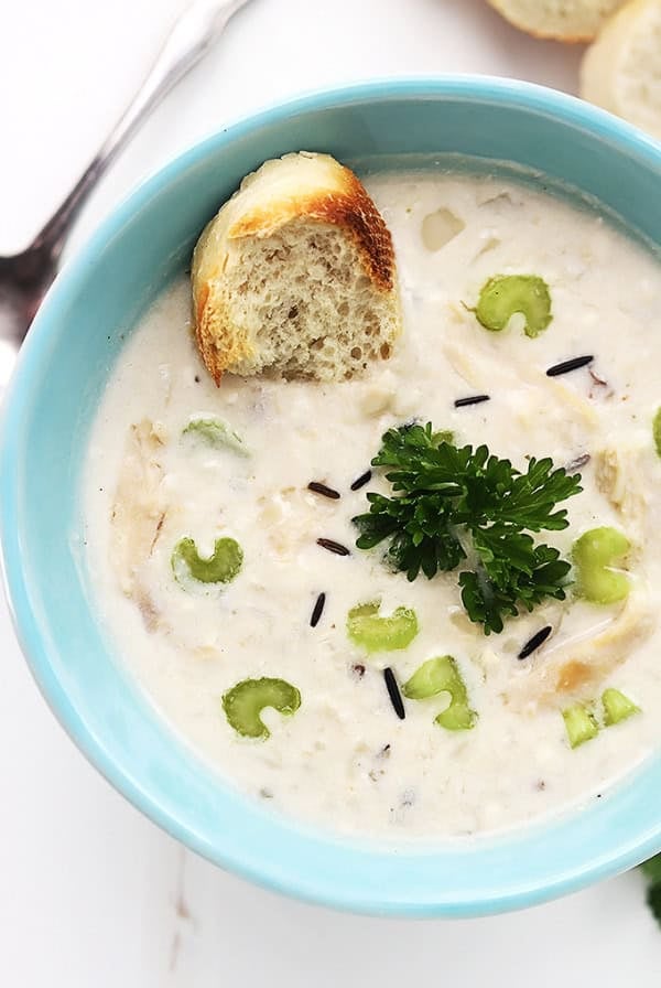 Slow Cooker Chicken & Wild Rice Soup