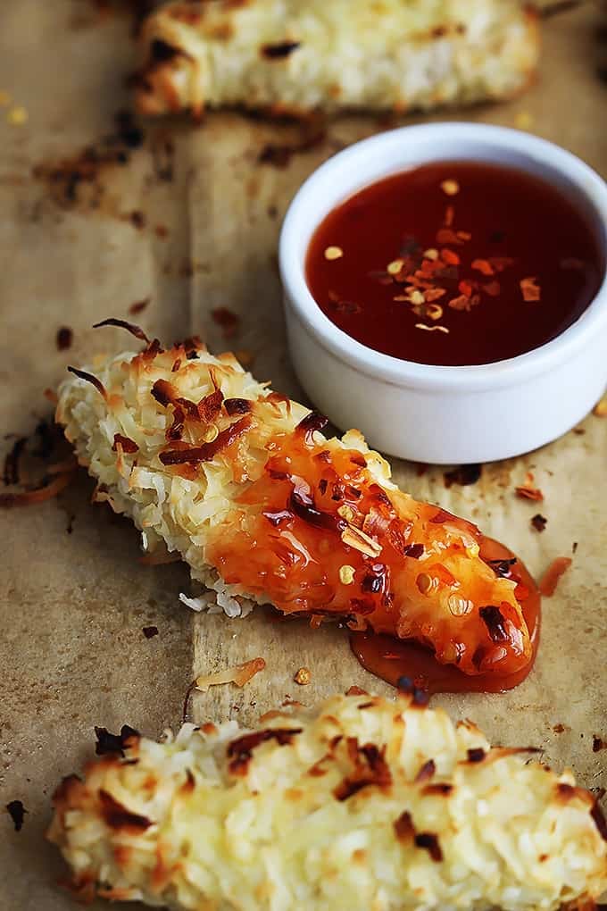 Baked Coconut Chicken Strips
