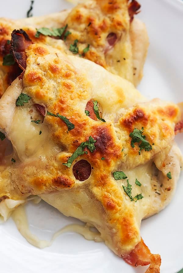 Melty Bacon Swiss Chicken