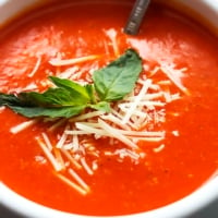 Roasted Red Pepper Soup | Creme de la Crumb