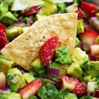 Strawberry Avocado Salsa | Creme de la Crumb