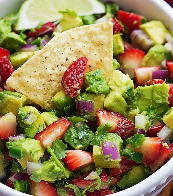 Strawberry Avocado Salsa | Creme de la Crumb