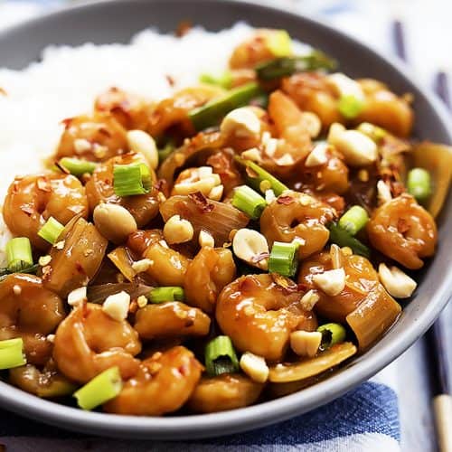 Kung Pao Shrimp - Creme De La Crumb