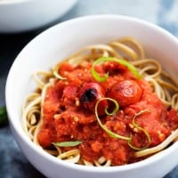 Fire Roasted Tomato Pasta Sauce | Creme de la Crumb